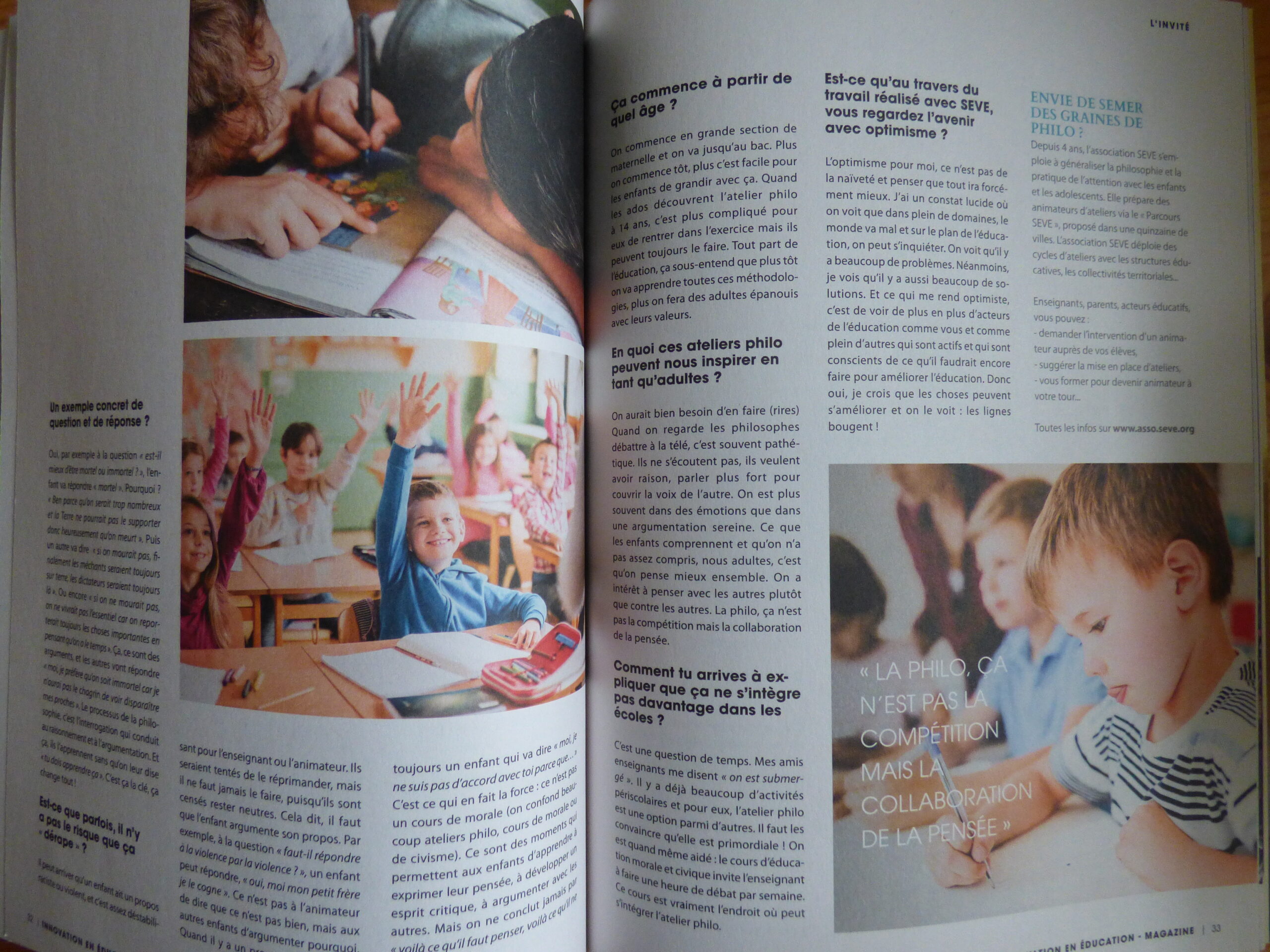 Magazine Innovation en éducation