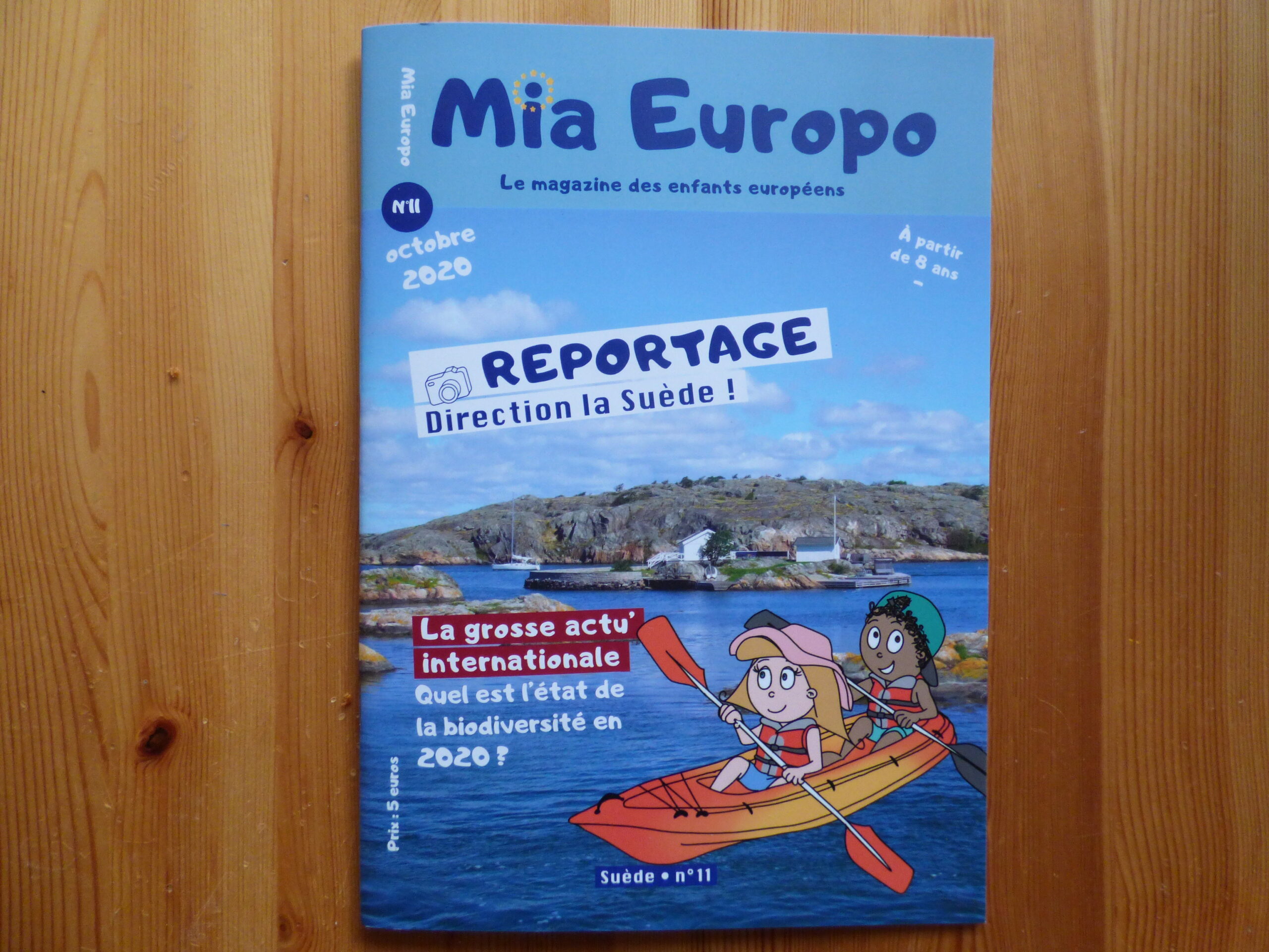 Mia Europo en Suède, couverture