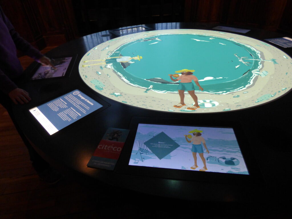 Musée Citéco, installation interactive