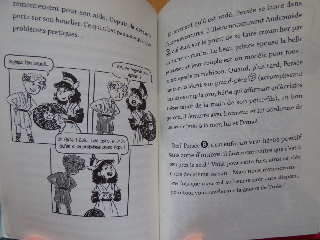 La mythologie grecque vue par deux ados extrait