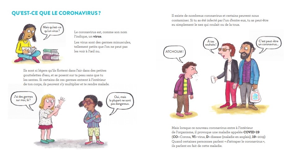 Le coronavirus expliqué aux enfants, extrait