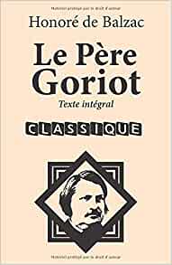 Le père Goriot, couverture