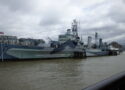 Londres, HMS Belfast vu de loin