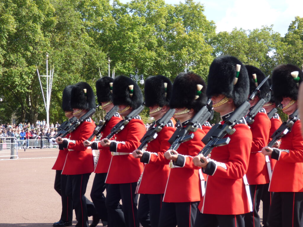 Londres Relève de la garde, soldats