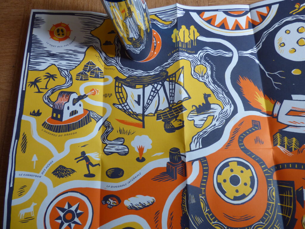 Ma fabuleuse carte au trésor carte et miroir