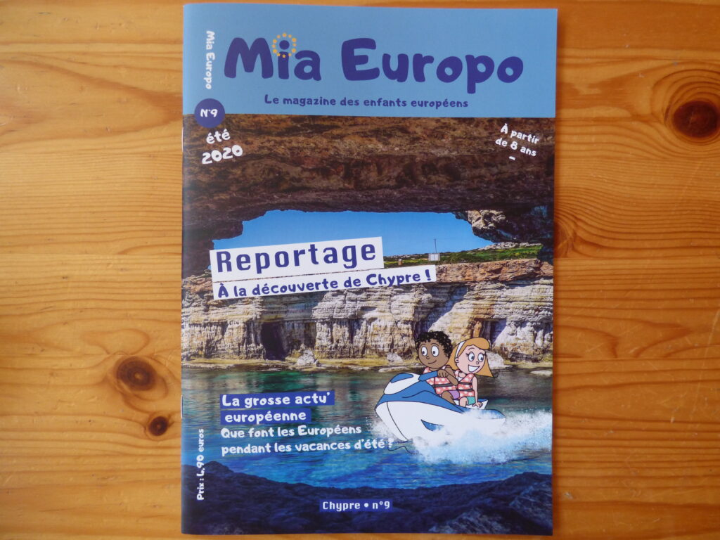 Mia Europo à Chypre, couverture