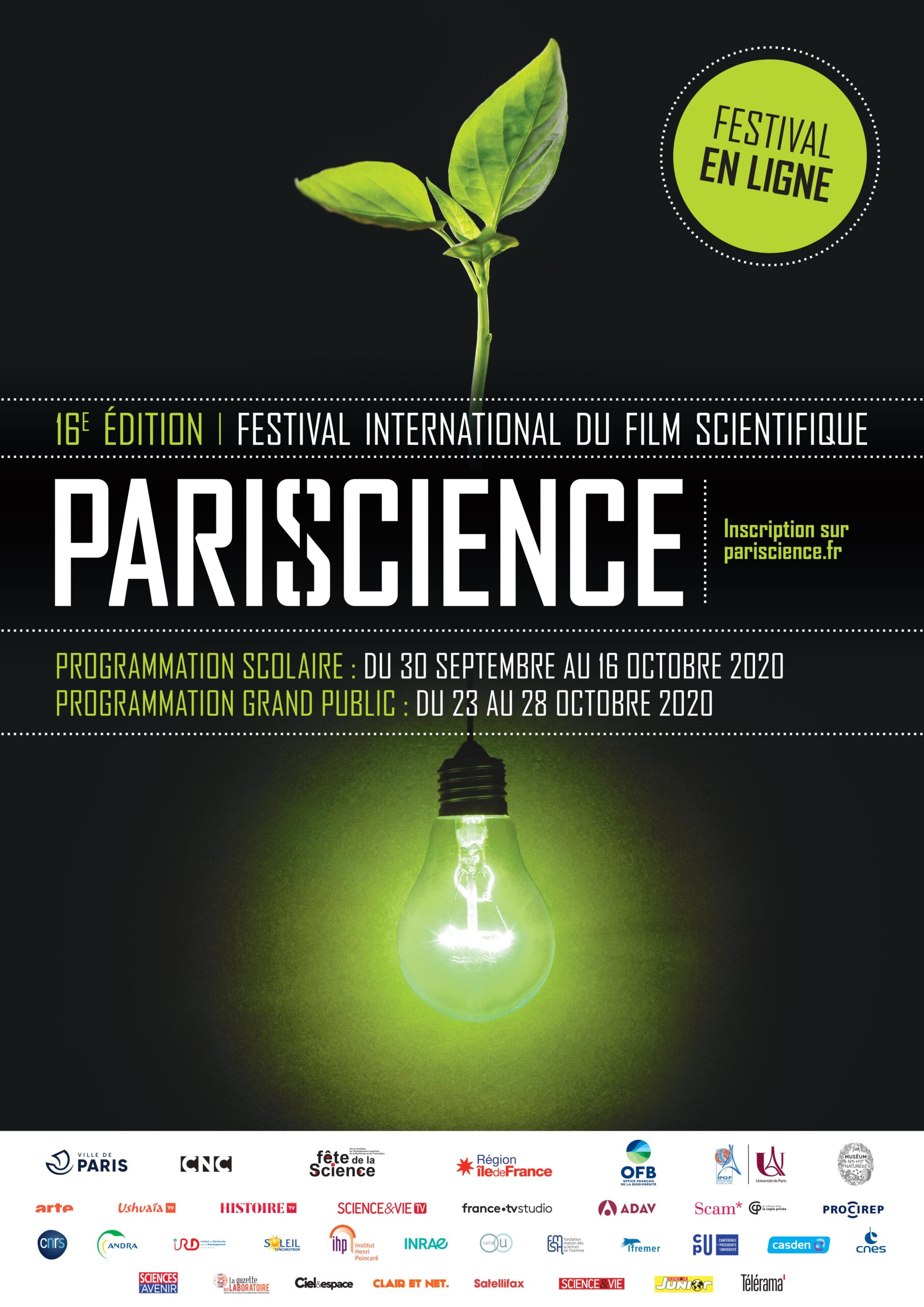 Affiche du festival Pariscience