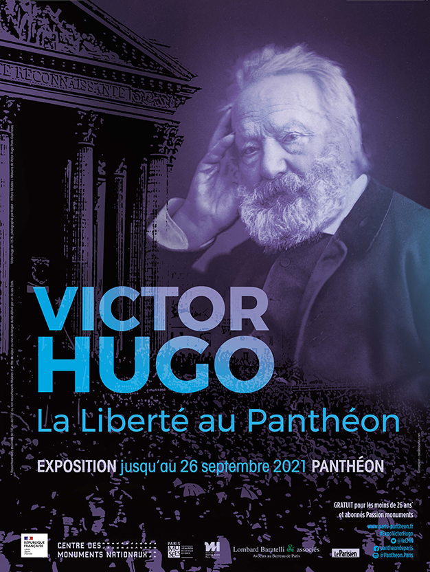 Affiche Victor Hugo La liberté au Panthéon