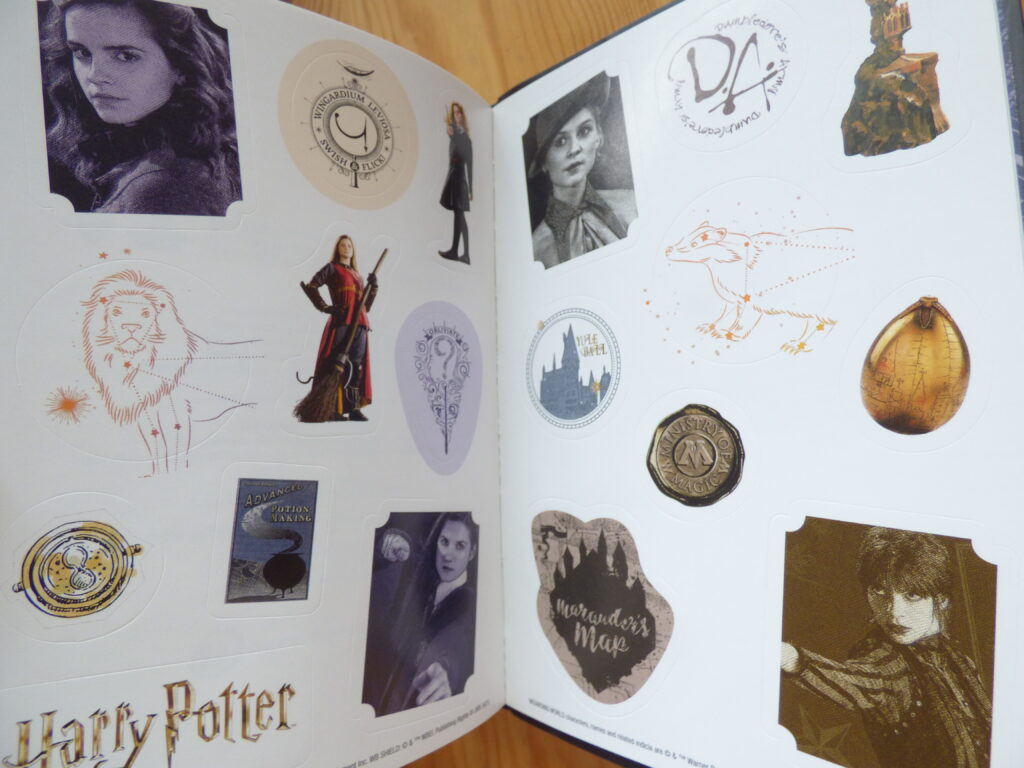 Agendas Harry Potter, autocollants