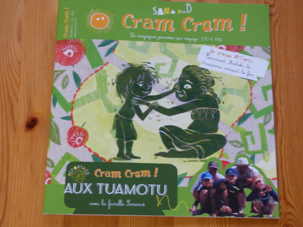 Cram Cram aux Tuamotu, couverture