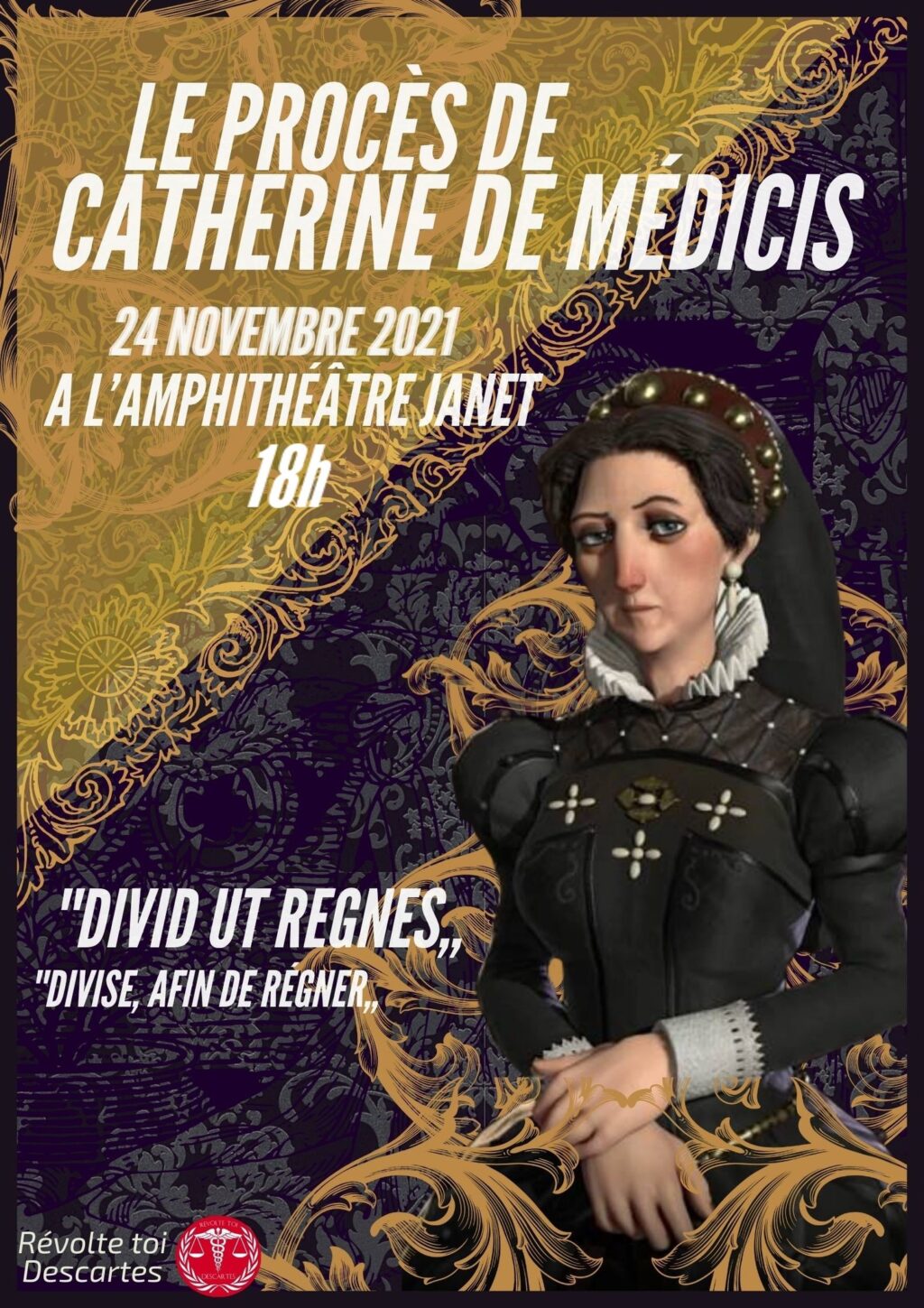 Le procès de Catherine de Médicis, affiche