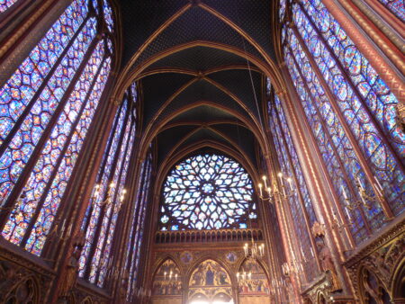 Visite de la Sainte Chapelle, rosace