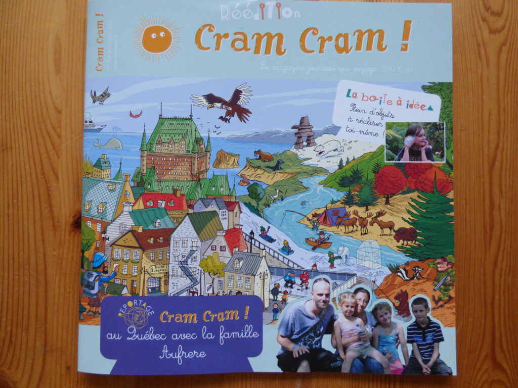 Cram Cram au Québec, couverture