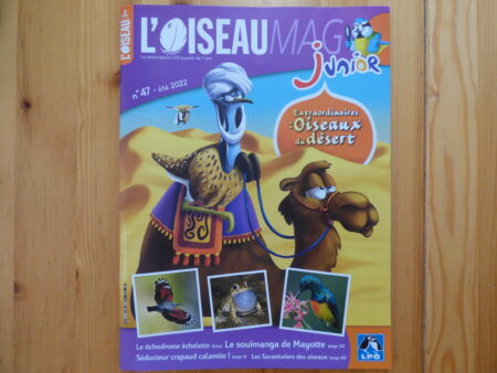 Oiseau Mag Junior été 22, couverture