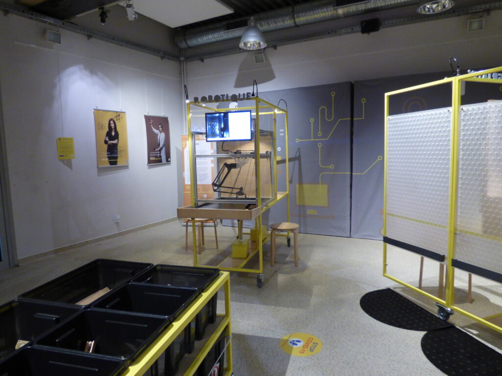 Installation à l'exposition Fabriq'Expo à l'Exploradôme