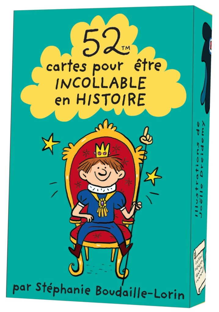 52 cartes pour être incollable en histoire, coffret