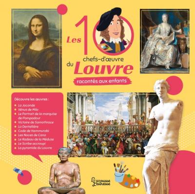 Les 10 chefs-d'œuvre du Louvre racontés aux enfants couverture