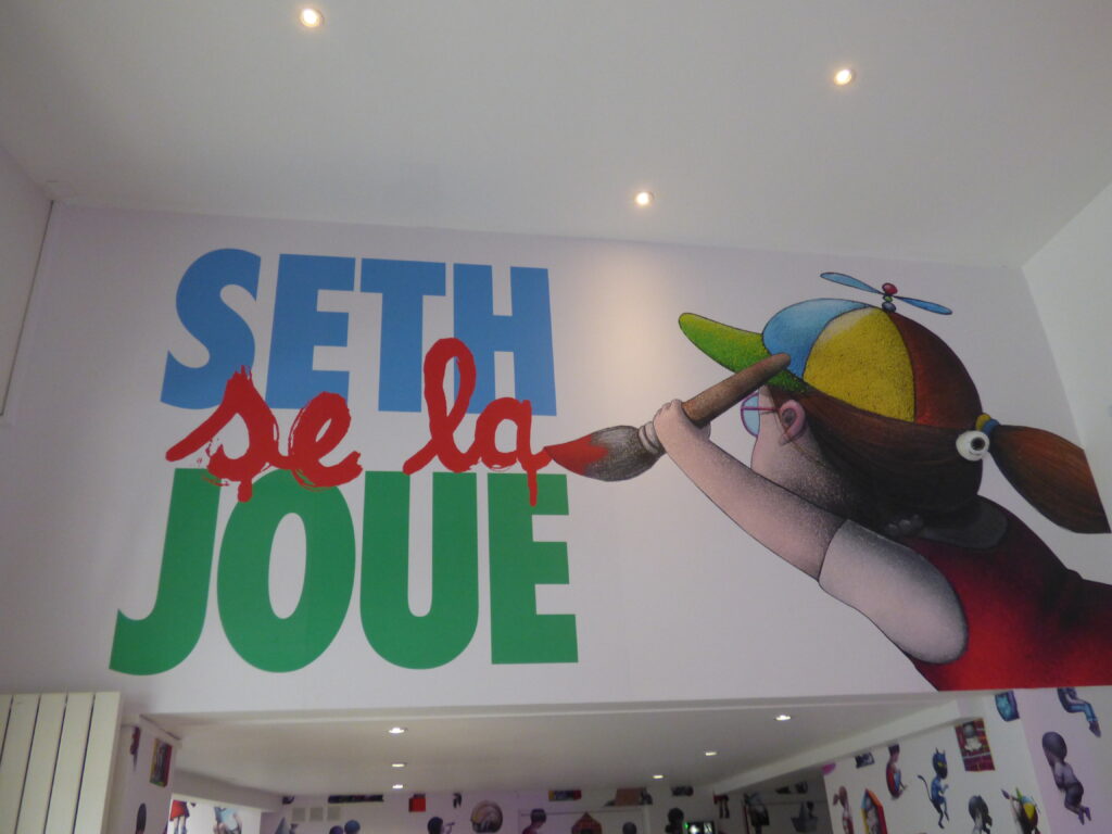 Exposition Seth se la joue au Musée en Herbe, affiche