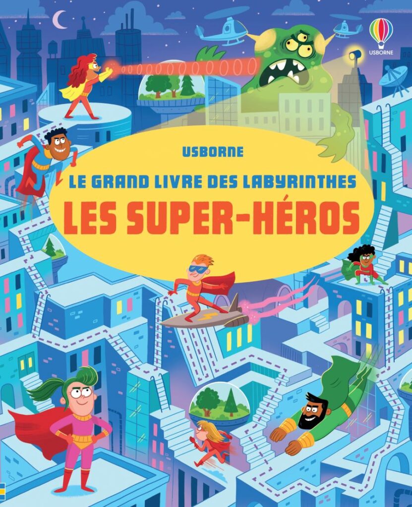 Labyrinthes des super héros couverture