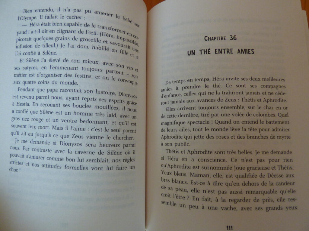 Journal d'une déesse, extrait