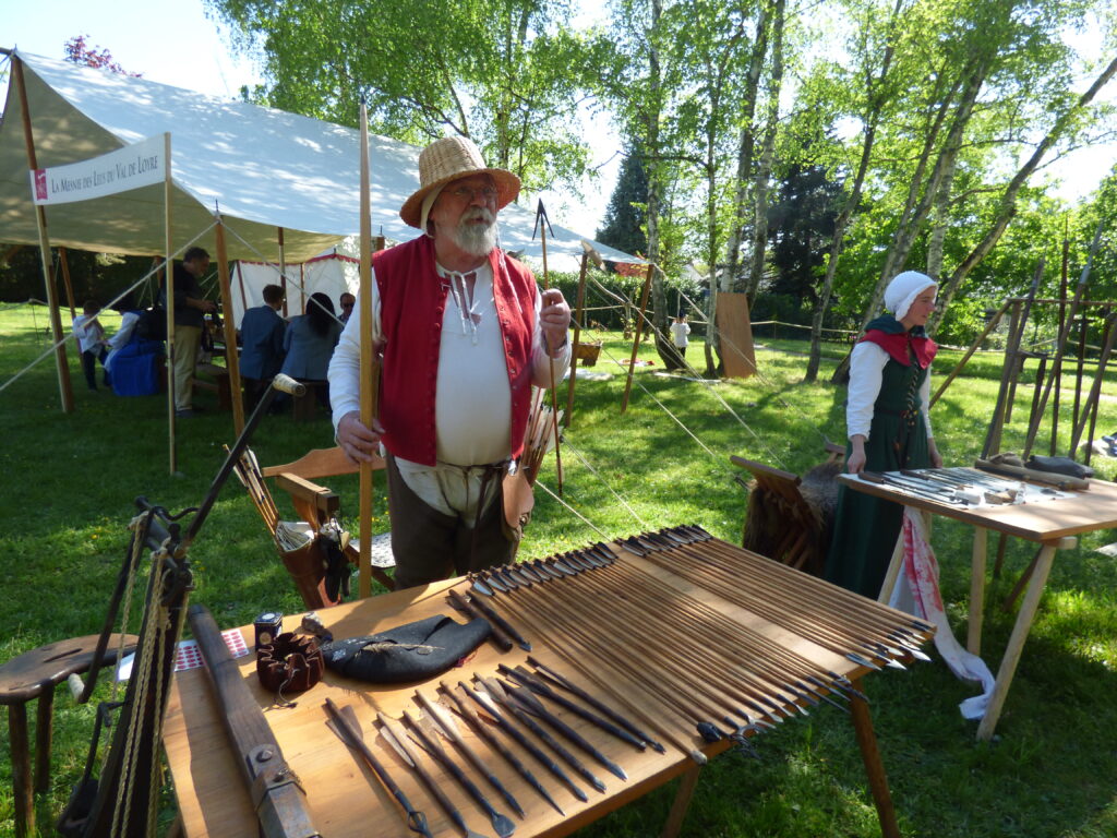 Orléans Fête médiévale, stands reconstituteurs