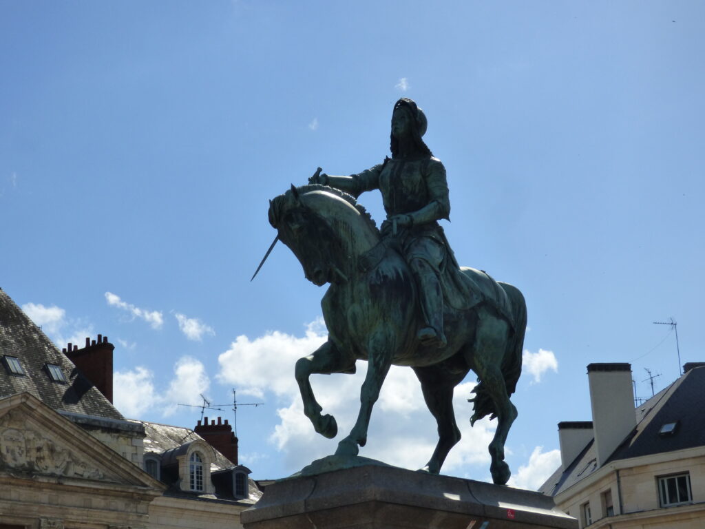 Orléans, statue Jeanne d'Arc