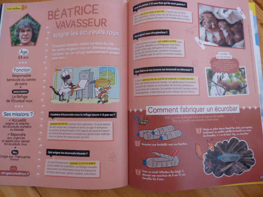Magazine jeunesse Salamandre Junior oct-nov 2023, article