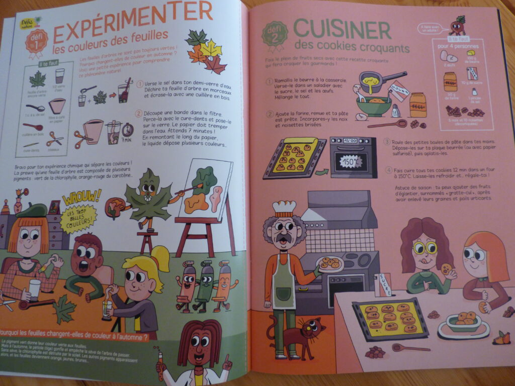 Magazine jeunesse Salamandre Junior oct-nov 2023, rubrique