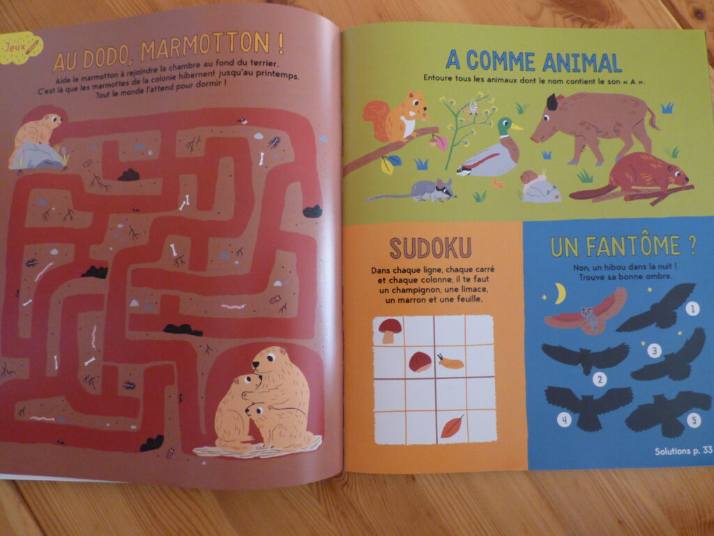 Magazine jeunesse Petite Salamandre oct-nov 2023, rubrique