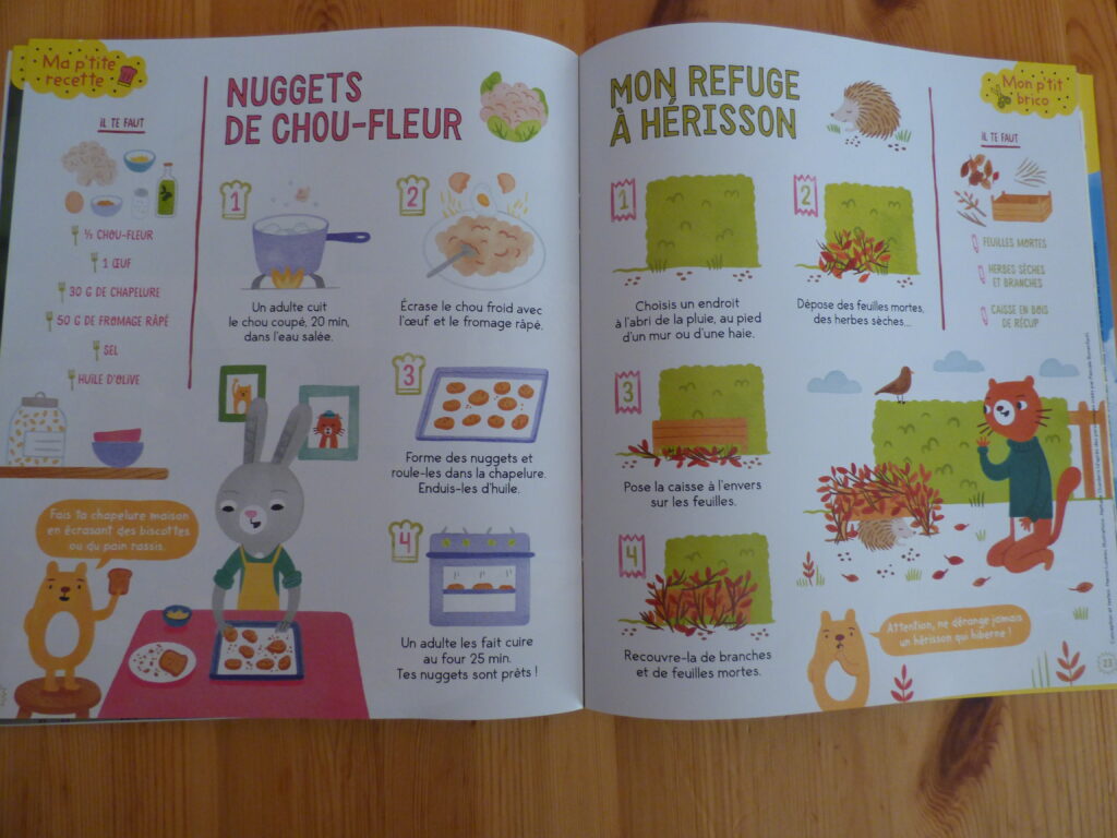 Magazine jeunesse Petite Salamandre oct-nov 2023, article