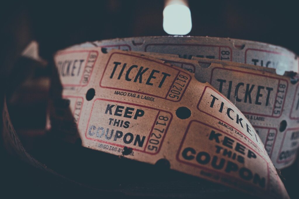 Tickets de cinéma