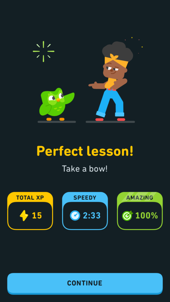 Duolingo Maths, capture d'écran