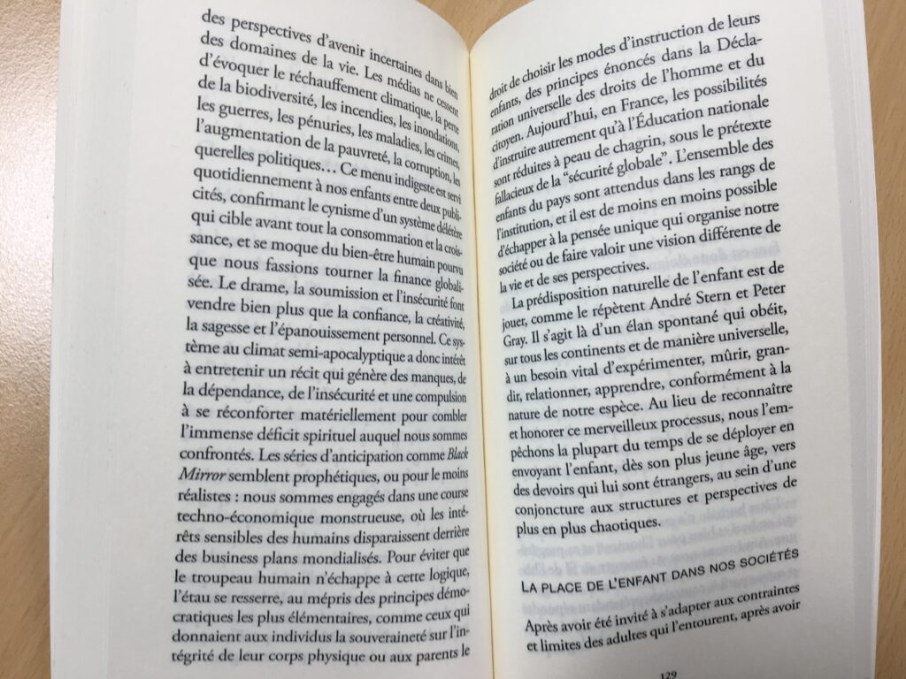 Et si nous (re-)devenions humains ?, extrait