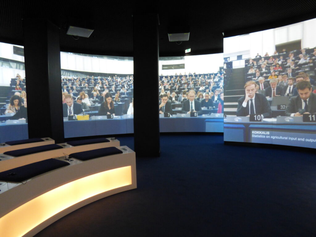 Europa Experience, la salle de projection