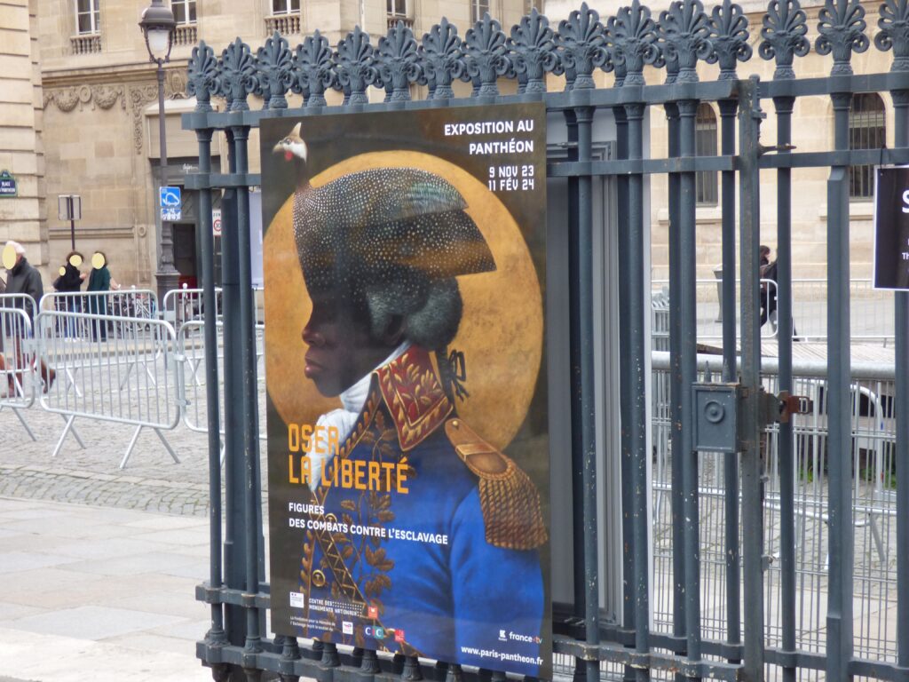 Exposition Oser la liberté au Panthéon, affiche