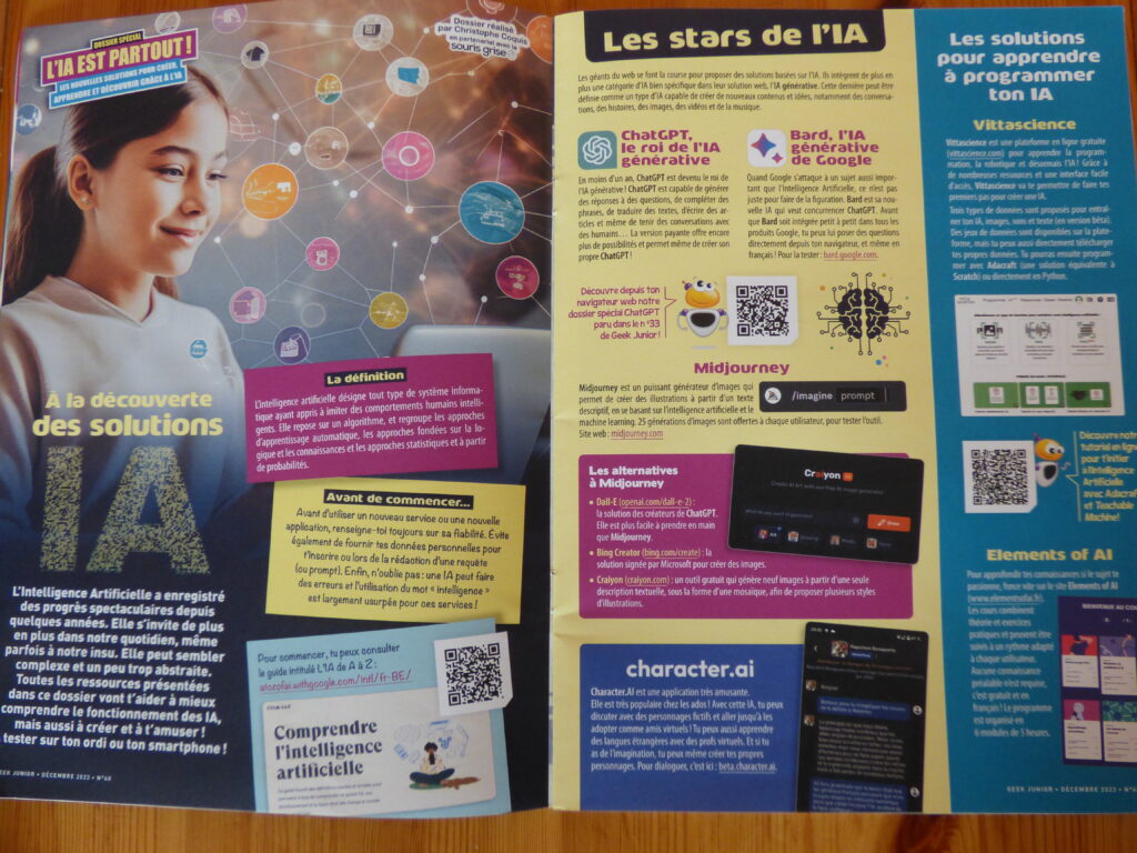 Geek Junior Mag, extrait