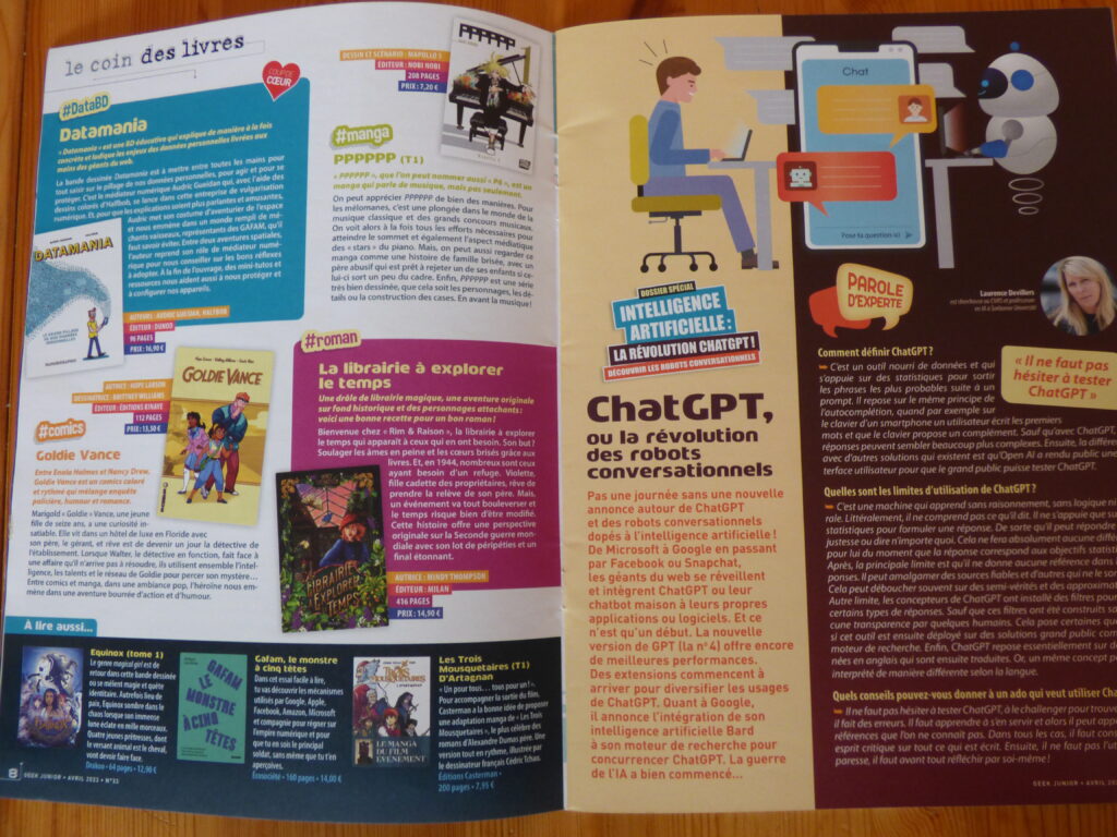 Geek Junior Mag, extrait