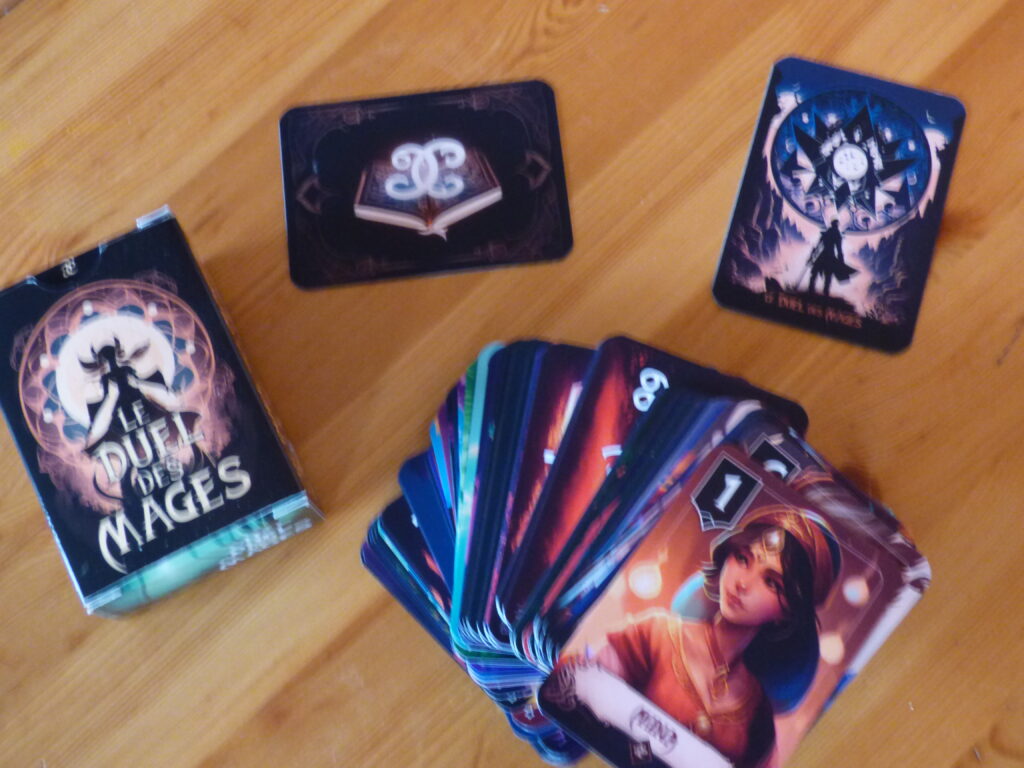 Le duel des mages, cartes