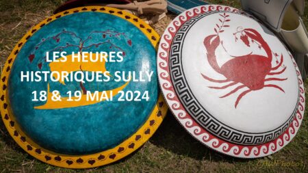 Affiches pour les Heures Historiques de Sully sur Loire en mai 2024