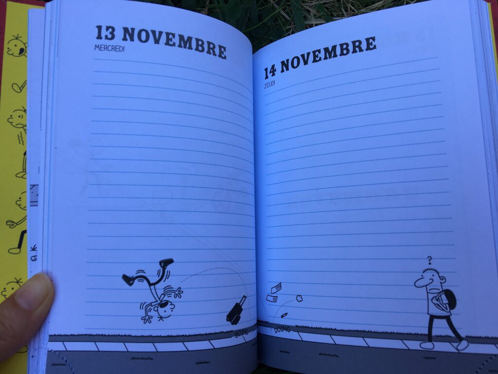 Agenda du dégonflé, extrait